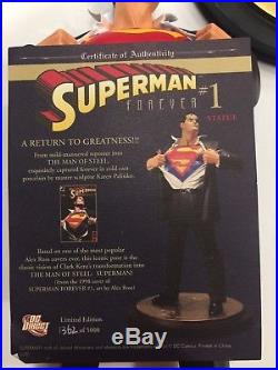Limited Edition SUPERMAN FOREVER #1 12 Statue 1362/5000 By Alex Ross DC Direct