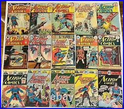 Lot 32 Action Comics Bronze Age 1973 SUPERMAN #427 436 438-439 441-446 448 450
