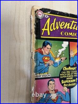 Lot 4x 10¢ Adventure Comics #239 248 255 260 Keys 1st Silver Age Aquaman DC 1957