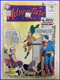 Lot 4x 10¢ Adventure Comics #239 248 255 260 Keys 1st Silver Age Aquaman DC 1957