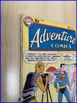 Lot 4x 10¢ Adventure Comics #239 248 255 260 Keys 1st Silver Age Aquaman DC 1957