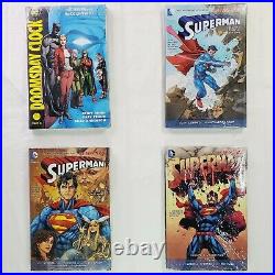 Lot (8) DC Comics Graphic Novels, Dceased, superman new 52, doomsday, the flash