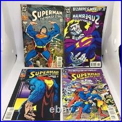 (Lot Of 34) Vint 7/91-7/94 DC Comics Superman Man Of Steel #'s 1-36 (Omit 5&27)