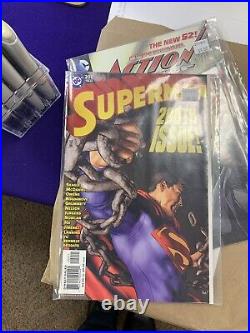 (Lot Of 3) Gene Ha Autographed Mae Lion Forge Roar Action Comics #9 Superman 200