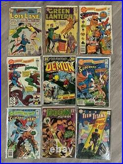Lot Of 50 DC Comics Silver Bronze Age Superman Batman Justice League Doom Flash