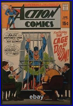Lot Of 5 Action Comics Vol. 1 Issues 377,379,383,385, and 387 VF to VF+