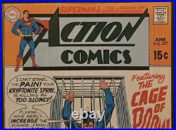 Lot Of 5 Action Comics Vol. 1 Issues 377,379,383,385, and 387 VF to VF+