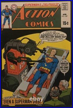 Lot Of 5 Action Comics Vol. 1 Issues 377,379,383,385, and 387 VF to VF+