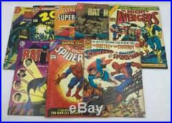 Lot Of 8 Marvel Treasury Edition Comics Batman, Spiderman, Superman, Avengers