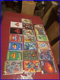 Lot Set of 19 Mint Superman Comics Various Years