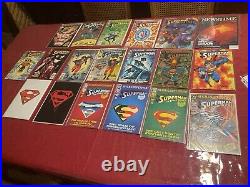 Lot Set of 19 Mint Superman Comics Various Years