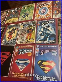 Lot Set of 19 Mint Superman Comics Various Years