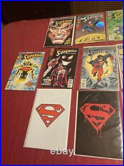 Lot Set of 19 Mint Superman Comics Various Years