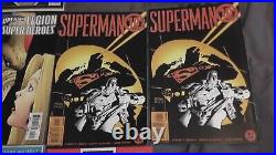 Lot of 11 modern superman comics dc