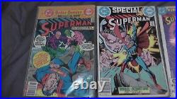 Lot of 12 vintage superman comics dc