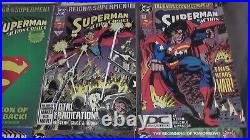 Lot of 12 vintage superman comics dc