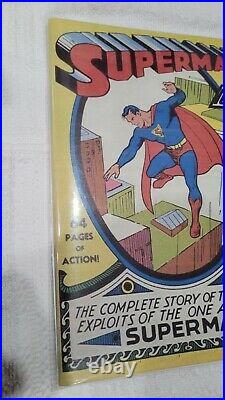 Lot of 2 Comic Books (1938-1949) Superman #1 & Captain America #73 reprint