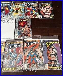 Lot of 54 Superman Comic Books DC