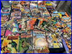 Lot of 79 DC Comic Books Justice League, Batman, Superman, Warlord