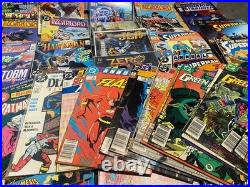 Lot of 79 DC Comic Books Justice League, Batman, Superman, Warlord