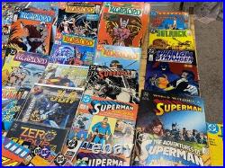 Lot of 79 DC Comic Books Justice League, Batman, Superman, Warlord