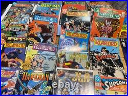 Lot of 79 DC Comic Books Justice League, Batman, Superman, Warlord