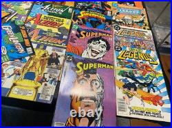 Lot of 79 DC Comic Books Justice League, Batman, Superman, Warlord
