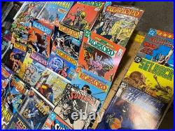 Lot of 79 DC Comic Books Justice League, Batman, Superman, Warlord