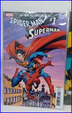 MARVEL DC SPIDER-MAN SUPERMAN #1 Bundle Lot Marvel 2026. 17 Variant Covers