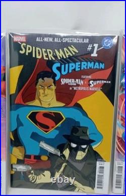 MARVEL DC SPIDER-MAN SUPERMAN #1 Bundle Lot Marvel 2026. 17 Variant Covers