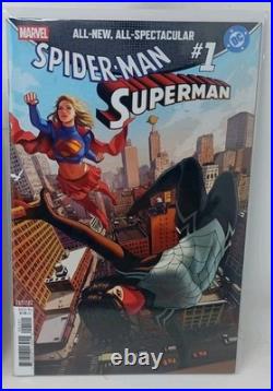 MARVEL DC SPIDER-MAN SUPERMAN #1 Bundle Lot Marvel 2026. 17 Variant Covers