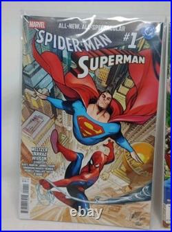 MARVEL DC SPIDER-MAN SUPERMAN #1 Bundle Lot Marvel 2026. 17 Variant Covers