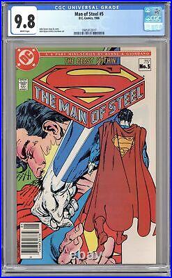 Man of Steel #5 CGC 9.8 1986 3985912017