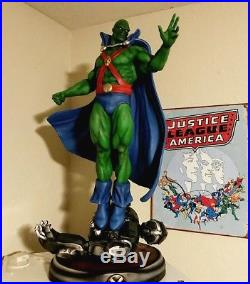 Martian ManHunter 1/4 custom statue Sideshow Batman Superman NIB Limited of 15
