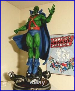 Martian ManHunter 1/4 custom statue Sideshow Batman Superman NIB Limited of 15