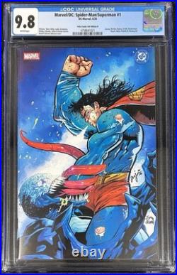 Marvel/dc Spider-man/superman #1 Cgc 9.8 Dwj Felix Comic Art