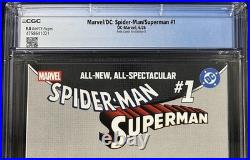 Marvel/dc Spider-man/superman #1 Cgc 9.8 Dwj Felix Comic Art