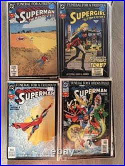 Massive Superman Death, Funeral & Reign of Superman Comic Book Lot