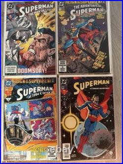 Massive Superman Death, Funeral & Reign of Superman Comic Book Lot