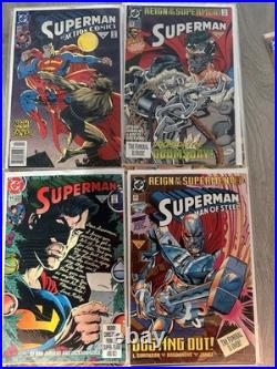 Massive Superman Death, Funeral & Reign of Superman Comic Book Lot