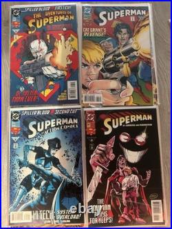 Massive Superman Death, Funeral & Reign of Superman Comic Book Lot