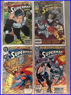 Massive Superman Death, Funeral & Reign of Superman Comic Book Lot