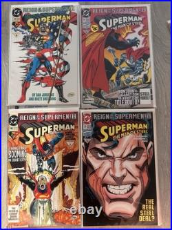 Massive Superman Death, Funeral & Reign of Superman Comic Book Lot
