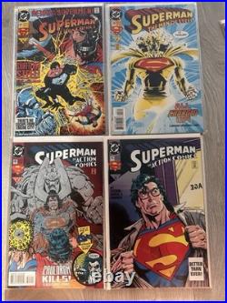 Massive Superman Death, Funeral & Reign of Superman Comic Book Lot