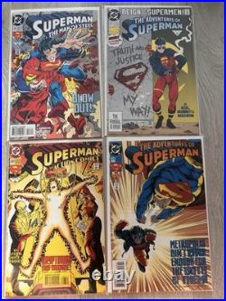 Massive Superman Death, Funeral & Reign of Superman Comic Book Lot