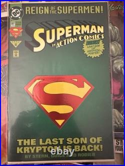 Massive Superman Death, Funeral & Reign of Superman Comic Book Lot
