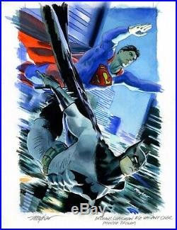 Mike Mayhew Original BATMAN/SUPERMAN #6 Variant Cover Painted Prelim