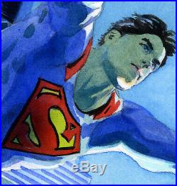 Mike Mayhew Original BATMAN/SUPERMAN #6 Variant Cover Painted Prelim