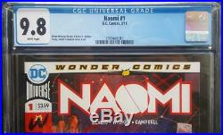 NAOMI #1 CGC 9.8 1ST PRINT DC WONDER COMICS SUPERMAN NM Bendis 1ST NAOMI L@@K