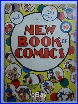 New Book Of Comics # 2- Spring, 1938. DC Annual. Superman Prototype